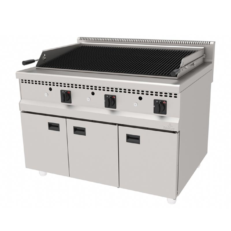 Atalay AAIG-1290 900 Seri Dolaplı Su Çekmeceli Döküm Amerikan Izgara