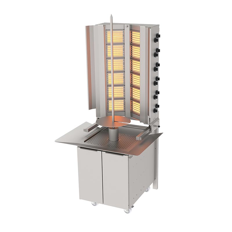 Atalay ADG-12D Alttan Motorlu Duvara Monteli Alt Arabalı Döner Makinesi