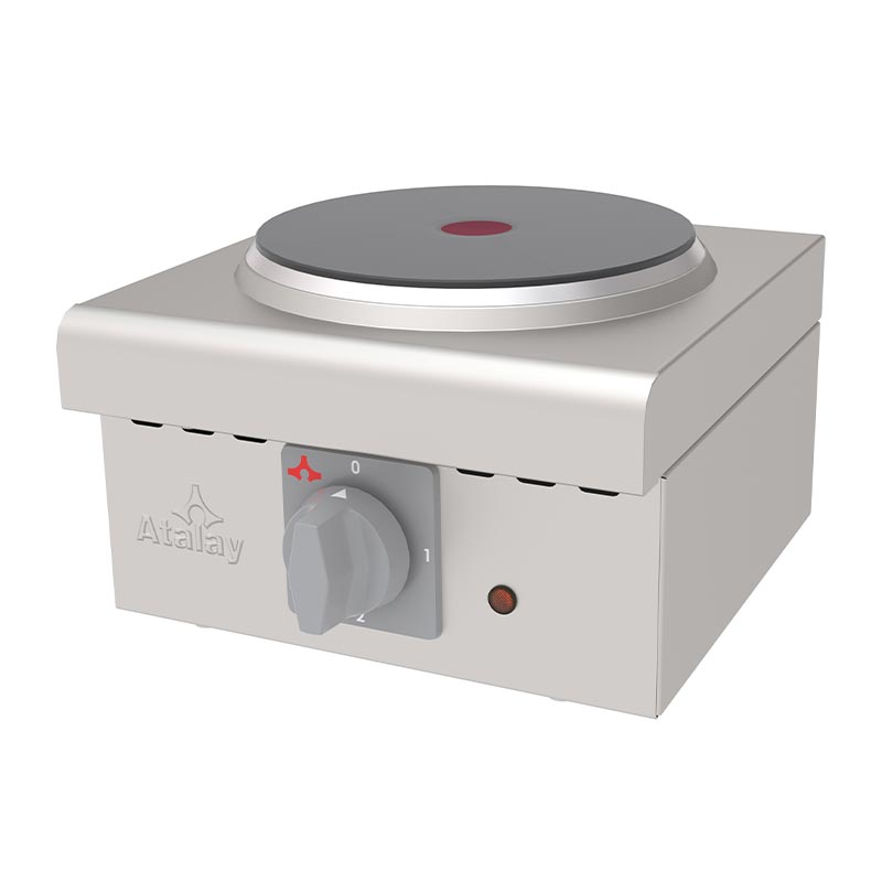 Atalay AEO-01 Set Üstü 1 Pleytli Mini Ocak, 30x30x17 cm, Elektrikli