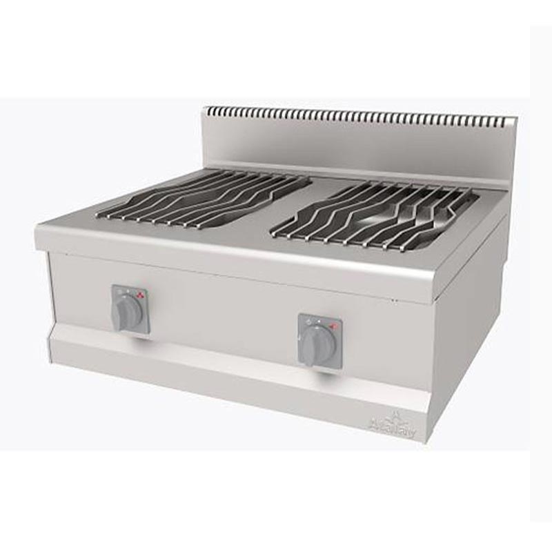 Atalay AGO-870-Y 700 Seri Set Üstü 2 Brülörlü Yanyana Ocak, Doğalgazlı