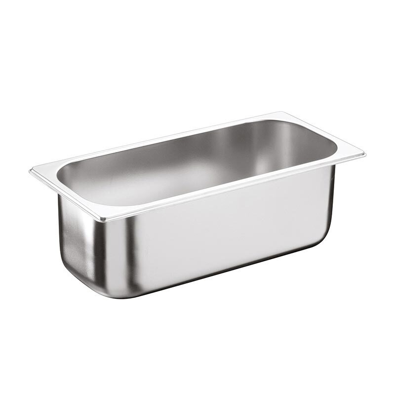 Bilge Inox GN Paslanmaz Çelik Gastronorm Dondurma Kabı, 7 L, 36x17x12 cm