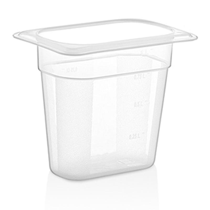 GastroPlast GN 1/9-150 mm Polikarbon Gastronorm Küvet, Siyah