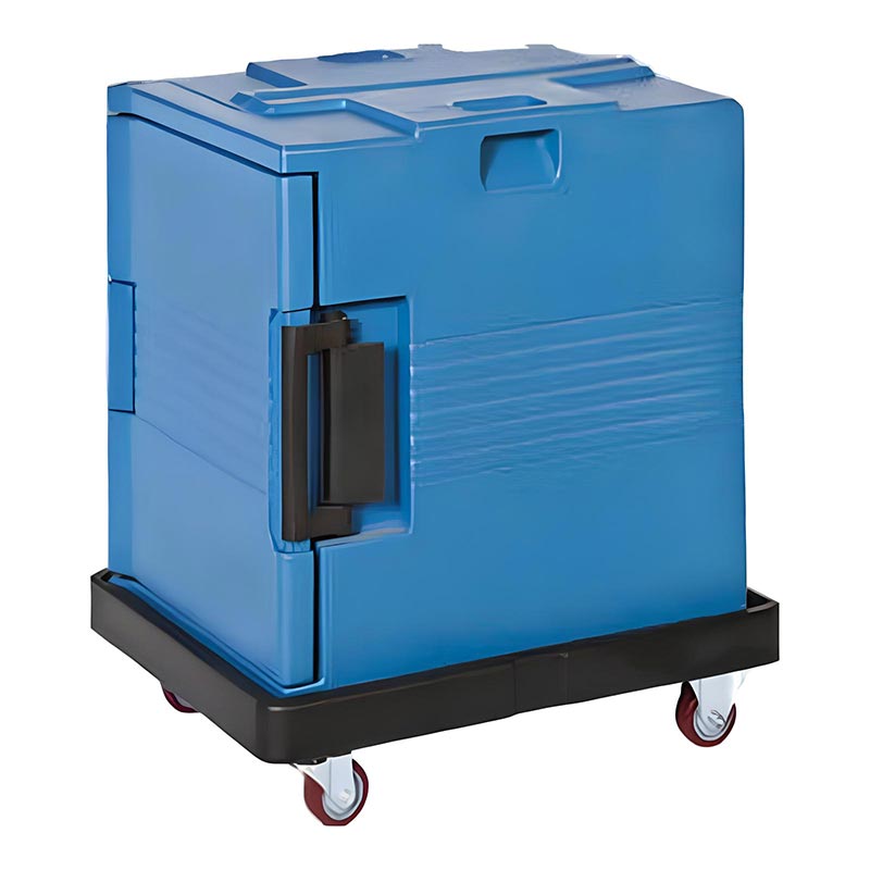 GastroPlast TCB 600C Thermobox Taşıma Arabası, 680x540x160 mm, Siyah