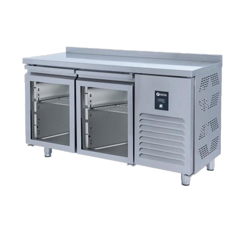 Iceinox CTS 275 CR UG Tezgah Tip Snack Buzdolabı, 2 Cam Kapılı