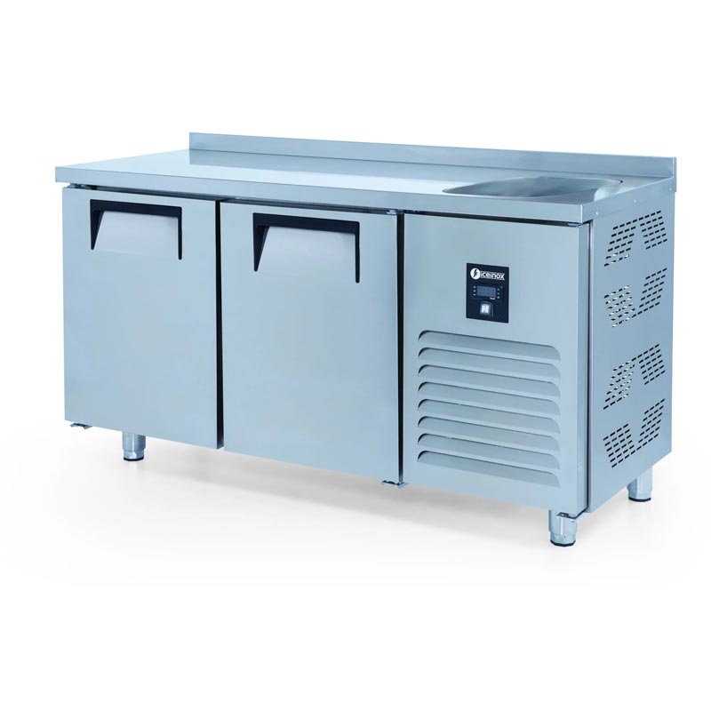 Iceinox CTS 275 Tezgah Tip Snack Buzdolabı, 2 Kapılı