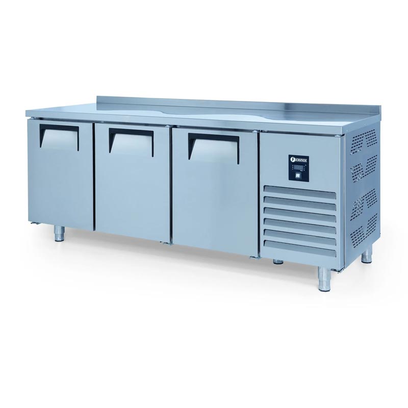 Iceinox CTS T 600 N CR Tezgah Tip Patiseri Derin Dondurucu, 2 Kapılı