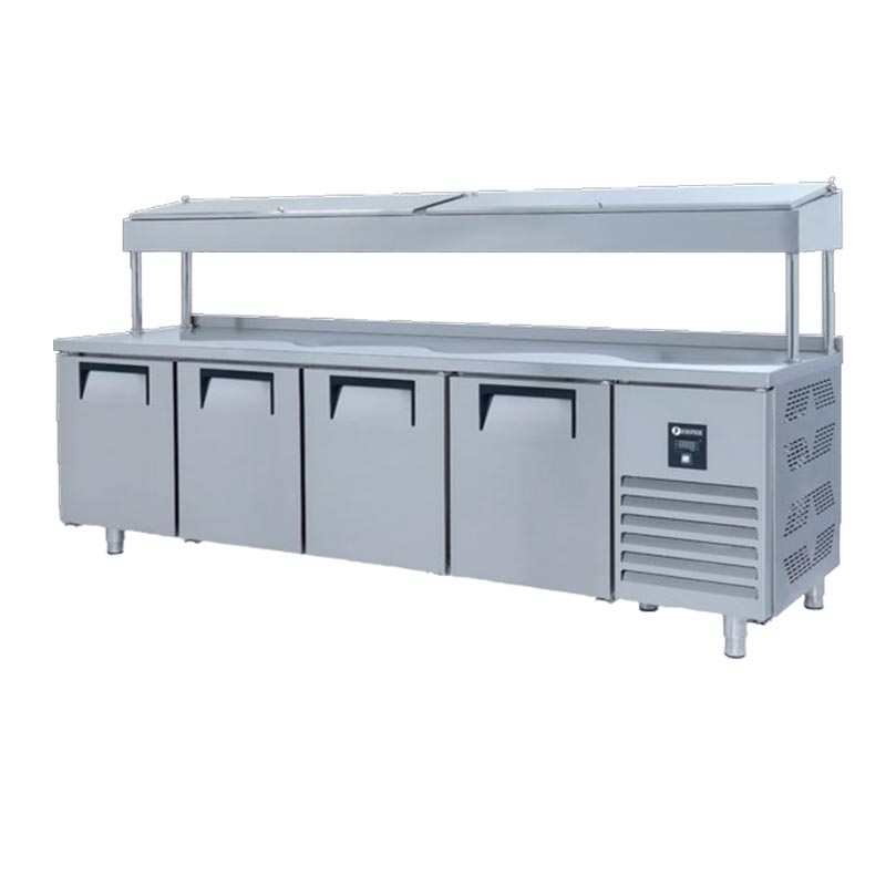 Iceinox PTS H 560 Make Up Yüksek Buzdolabı, 4 Kapılı