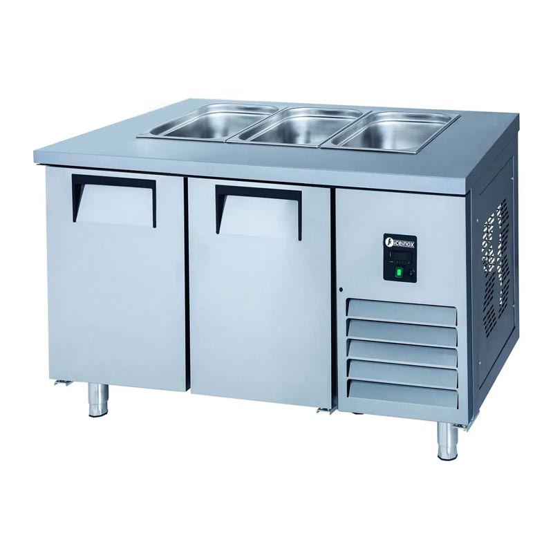 Iceinox STS 330 CR Servis Tip 2 Kapılı Buzdolabı, 150x70x85 cm