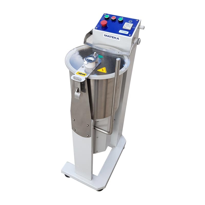 Mateka GPD 300 T Gıda Parçalama Cutteri, Devirmeli, 2 Hız, 20 L, 380V